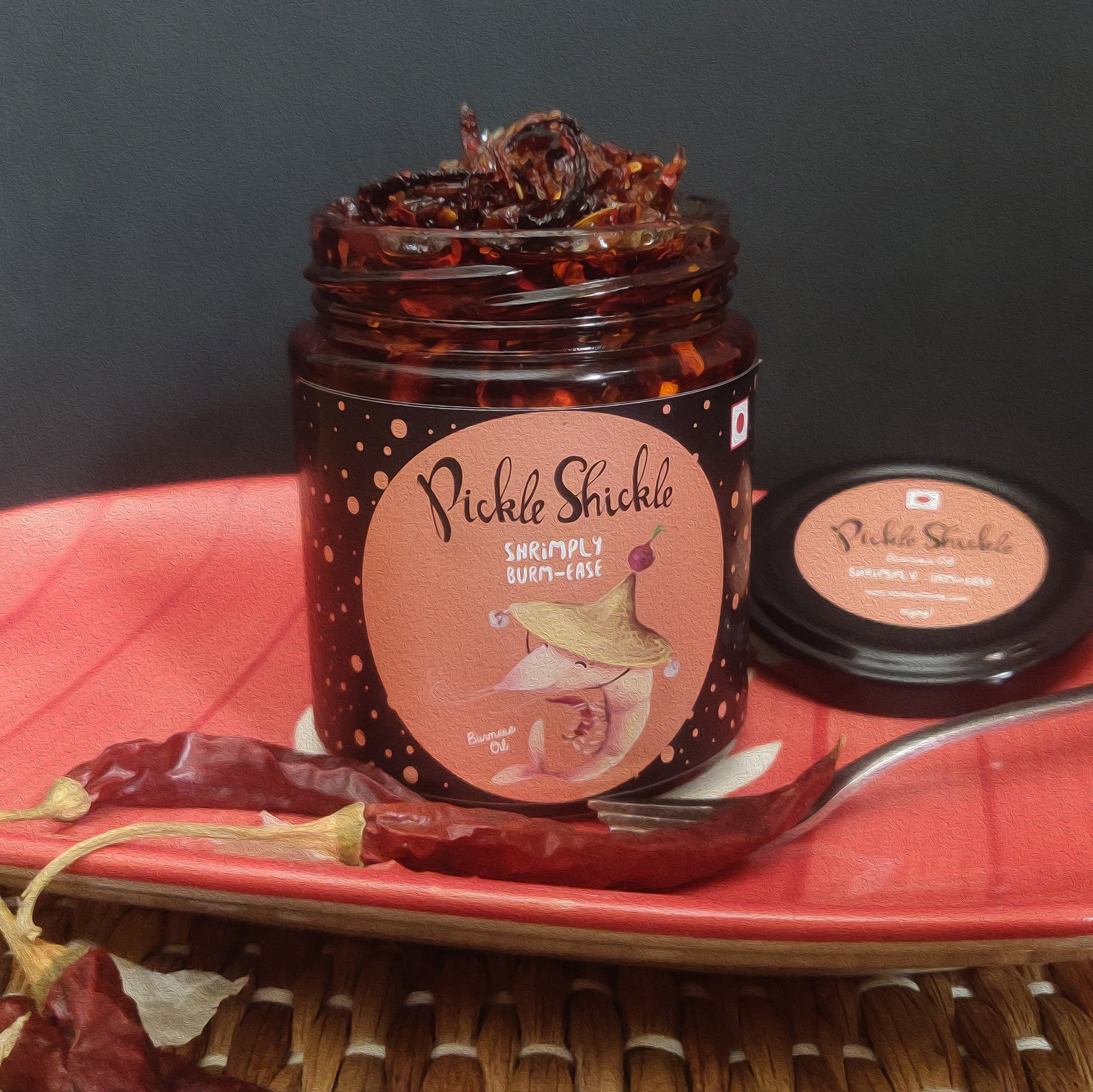 Shrimply Burm-Ease - Burmese Crispy Onion Garlic Chilli Oil with Shrimp